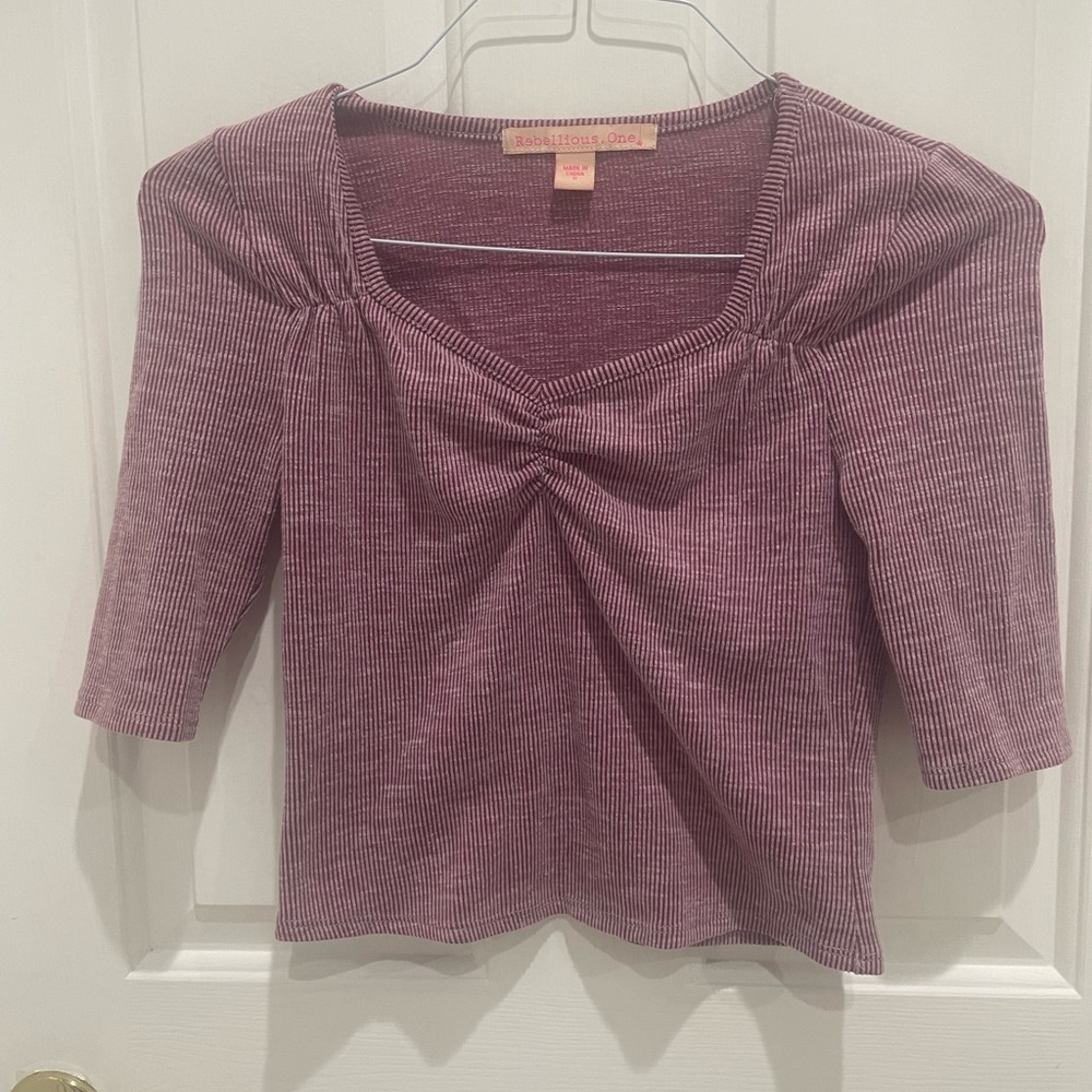 Rebellious one Crop top